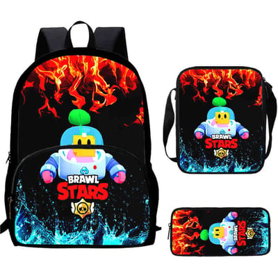 Sac à dos Brawl Stars Impression Haute Définition Multifonctionnel Léger