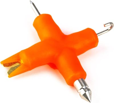 Vislijn Tool - Knoophulp Stripper - Vissen Voorbereiden - Dubbele Functionaliteit - 5.5 x 5 cm - Multicolor