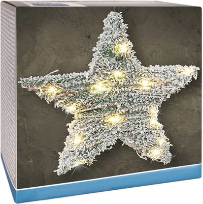 Lichtgevende Ster 30 LED 40 cm - Kerstverlichting - Lichting - Kerst - Lampjes