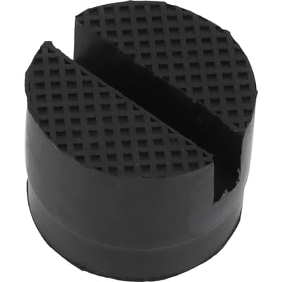 Sleufvormige Framebalk Vloerkrik Adapter Lift Rubber Pad Standaard Houder 5cm1.96inch Diameter black