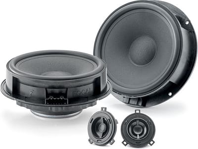 Focal ISVW165 - Autospeakers - Pasklare speakers Seat, Skoda , VW en Volkswagen - Custom Fit speakers - 2 weg composet - 16,5cm luidsprekers - Focal Inside - 120 Watt - 2 Ohm