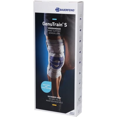 Bauerfeind GenuTrain S Titan Knie Links Maat 3 1 Verband(en)