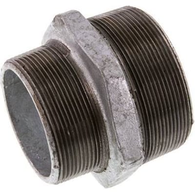 R 3'' x R 2 1/2'' Verzinkt Gietijzeren Borstnippel 25 Bar - FL2S-M-IZ-300R-212R