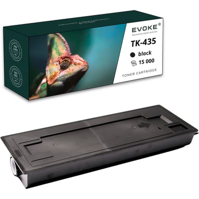 Evoke Compatibele Toner voor Kyocera Tk-435 Tk435 Zwart 15000 Pagina's Taskalfa 180 181 220 221