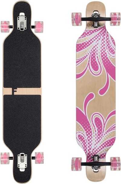 Complete Drop Through Longboard Cruiser 106cm met Flex Keuze en Speed Lagers