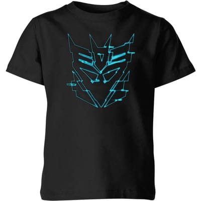 Transformers Decepticon Glitch Kids' T-Shirt - Zwart - 134/140 (9-10 jaar)