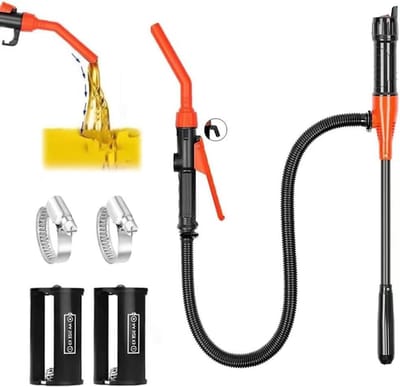 Elektrische Transferpomp voor Vloeistoffen - Ideaal voor Brandstof, Water en Olieverplaatsing