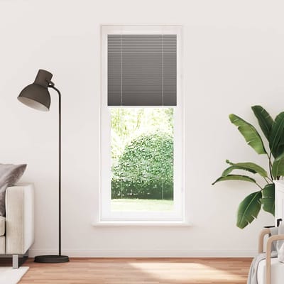 vidaXL - Plissé - rolgordijn - 80x200 - cm - stofbreedte - 79,4 - cm - antraciet