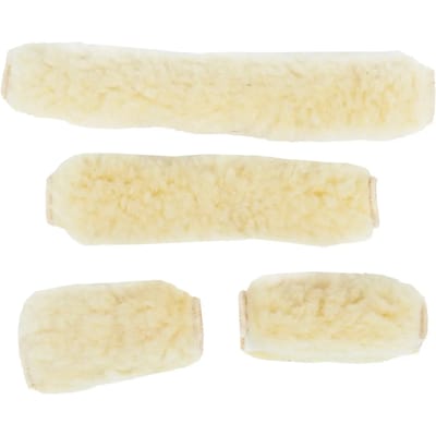 Set van 4 bontklemmen voor paarden Horze