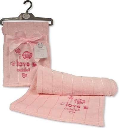 Snuggle Baby Babydeken I Love Cuddles 75 X 100 Cm Roze