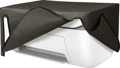kwmobile hoes geschikt voor HP DeskJet 2755e / DeskJet 2720e / 2710e / 2820e / 2721e - Beschermhoes voor printer - Stofhoes in donkergrijs