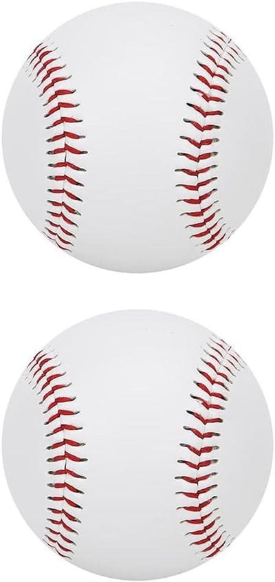 Verzwaarde Trainingsballen - Slagballen Honkbal - Slagoefeningen Verbeteren - Zachte Schuimvulling - 2 stuks - Wit