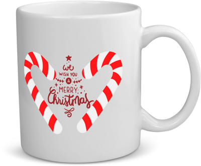 Akyol - kerst we wish you a merry christmas koffiemok - theemok - Kerstmis - kerst beker - winter - kerst - christmas - kerst cadeau - 350 ML inhoud