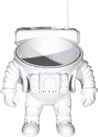 Eierhouder Astronaut - Eierdopjes Houder - Keuken Decoratie - Uniek 3D Design - 6.7 x 7.7 x 10.1 cm