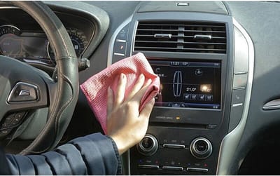 Waledano® 2 Stuks Schoonmaakdoekjes - Microvezeldoekjes - Autodroog Doek Ramen wassen zonder strepen - Autodoek - Reinigingsdoekjes - Spiegeldoeken - Poetsdoeken - 40 x 30cm - Rood