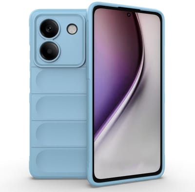 Coverup Hoesje - Geschikt voor Xiaomi Poco M7 Pro 5G Hoesje - Coverup Hands-On Rugged Back Cover - Lichtblauw