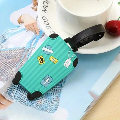 1 stuks nieuwe mode siliconen bagagelabels reisaccessoires voor tassen draagbare bagagelabel cartoonstijl voor meisjes jongens