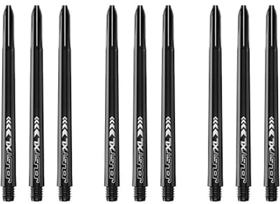Joust XL Zwarte Dart Schachten - 9 Stuks (3 Sets)