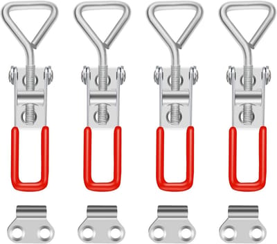 Tension Clasps en Veiligheidsgespen voor Kasten, Lades en Deuren - 4 Stuks, Tot 100 kg Draagkracht
