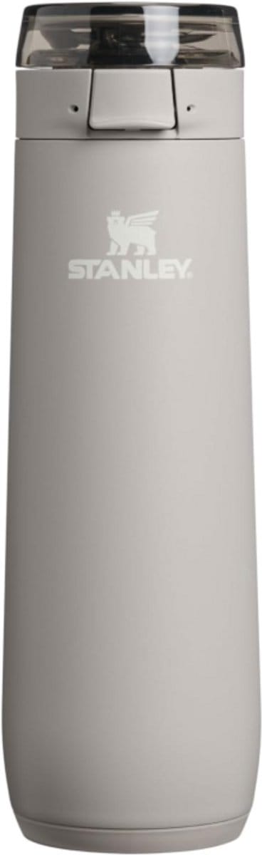 STANLEY Flowstate Spring Bottle 0.59L (Ash) – Lekvrije RVS Waterfles met Draagriem & Flip-Top Lock – Dubbelwandig Geïsoleerd – BPA Vrij