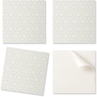Zelfklevende vinyl keukentegels met geometrisch zeshoekig patroon, 20x20x20 cm