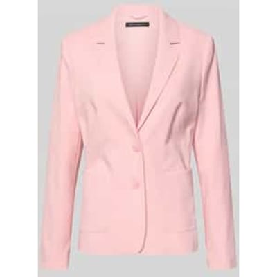 slim fit blazer met reverskraag