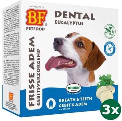 3x55 st Biofood dogbite hondensnoepje naturel (tandverzorging) hondensnack