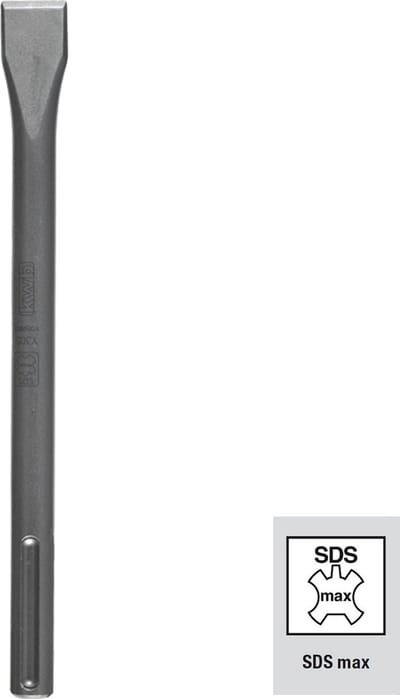 KWB platte beitel voor breekhamer - 280 mm - Breedte 27 mm - SDS Max