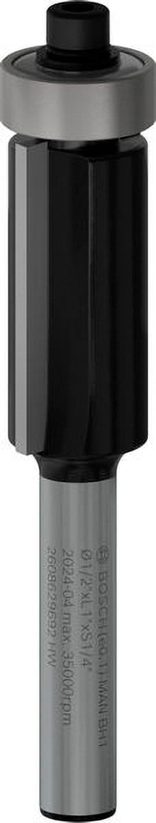 Bosch PRO Bündigfräser met onderliggend geleidekogellager Ø 1/2 x L 1 Schacht 1/4 - 2608629692