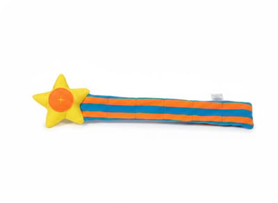 Hondenspeeltje met Pieper voor Honden en Puppy's - Zacht Trekspeeltje van Fleece - Ideaal voor Apporteerspelletjes en Trekspelletjes - Duurzaam Speelgoed van Gerecycled Materiaal - Hondenspeelgoed Ster - animalking Trekspeelgoed