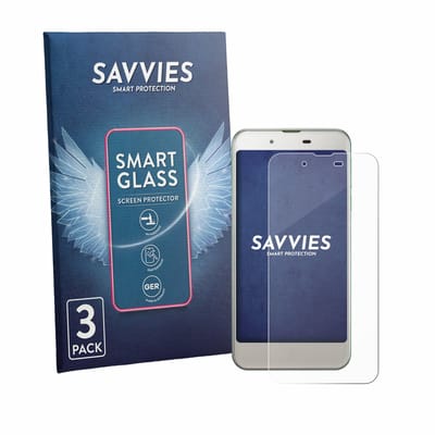 3 Stuks Savvies Screenprotector - geschikt voor Sharp Aquos SHV37 - beschermfolie glas transparant