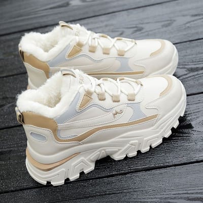 Lente en Herfst Nieuwe Hardloopschoenen Ins Tide Damesschoenen Mode Vrouwelijke Studenten Casual Sportschoenen Mode Boardschoenen Tide 40 white