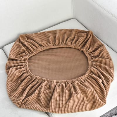 Jacquard Bankzitkussenhoes Stoelhoes Huisdieren Kinderen Meubelbeschermer Polar Fleece Stretch Wasbaar Verwijderbare Slipcover Length 95-135cm