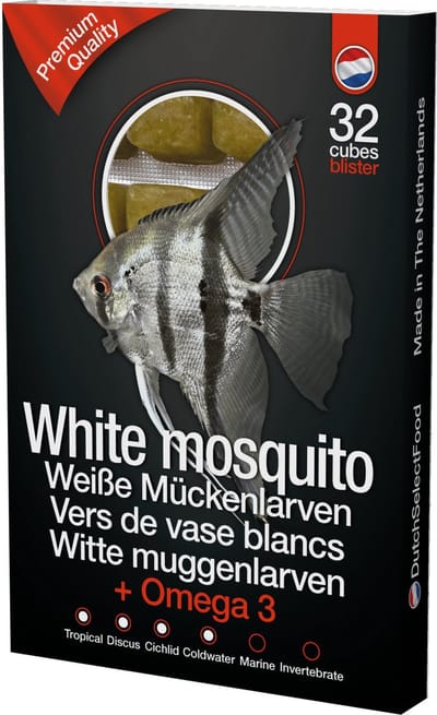 DS Witte Mug & Omega 3 Special diepvries visvoer 100 gram | omega 3 verrijkt Diepvries