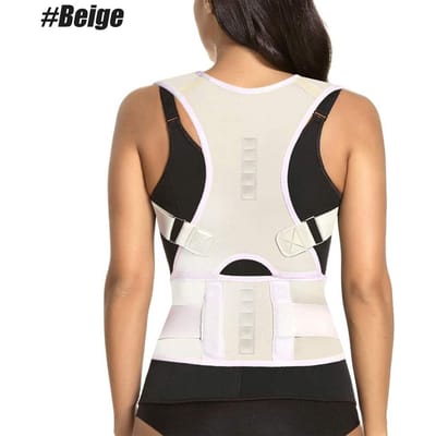 Ceinture correctrice de posture réglable Support lombaire pour soulager la douleur à l'épaule et redresser la posture L