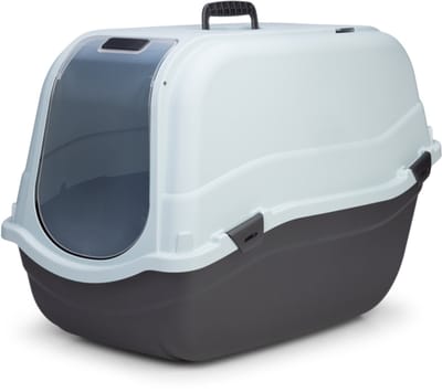 Beeztees Romeo Maxi Eco - Kattenbak - Lichtblauw/Zwart - 65x44x46cm