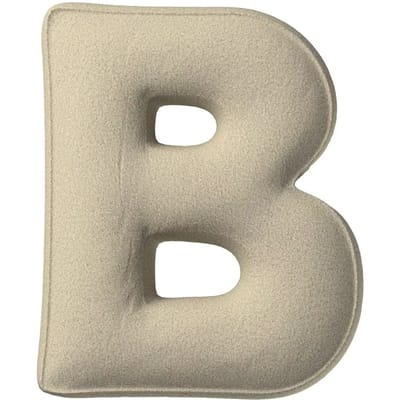 Kussen letter b Yellow Tipi Boucle