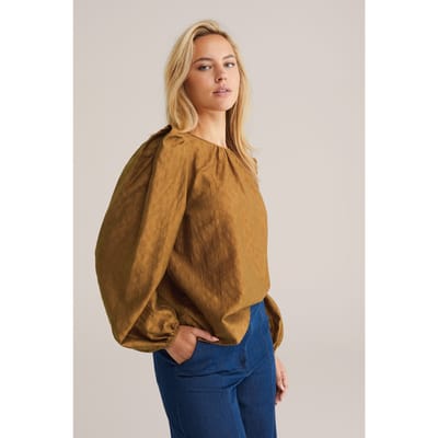 WE Fashion Blouse Mustard Yellow Taglia: M | Maglie a manica lunga Outlet | Donna | Giallo