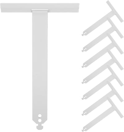 Rolluik Reparatie Set - Raambeveiliging Onderdelen - Stabiele Beveiliging - Roestvrij Staal - 8 Stuks - Wit
