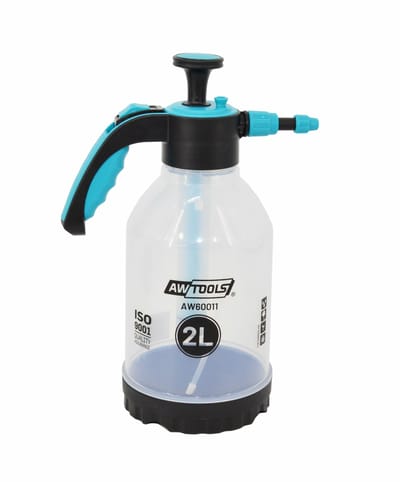 AWTOOLS - Druksproeier - 2,0 liter - Handmatige drukspuit - Met 360°-systeem - Messing sproeikop - Voor tuin en huis