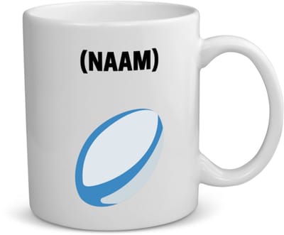 Akyol - rugby met eigen naam koffiemok - theemok - Rugby - rugbyer - sport - 350 ML inhoud