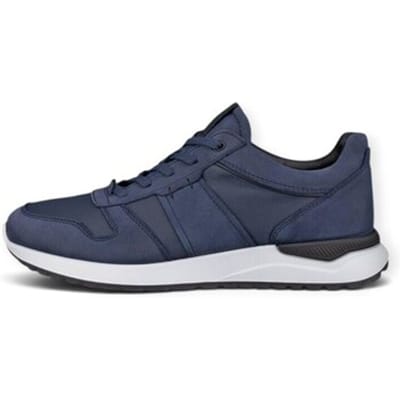 Ecco 534914 61934 Sneakers Blauw Nubuck Heren - Blauw - 42