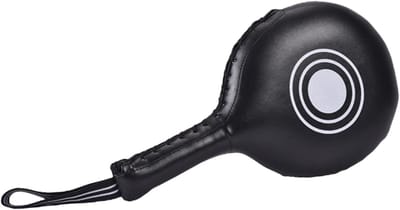 Bokstrainingspads - Kickboks paddles - Martial arts training - Duurzaam PU materiaal - 38 x 20.5 x 7.6 cm - Zwart