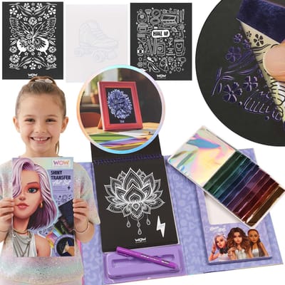 WOW Generation Creatieve set voor meisjes, knutselset om te beplakken, transferfolie