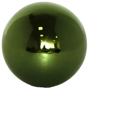 Buitengewoon de boet - Deco Heksenbol Groen Glans Roestvrij Staal 1...