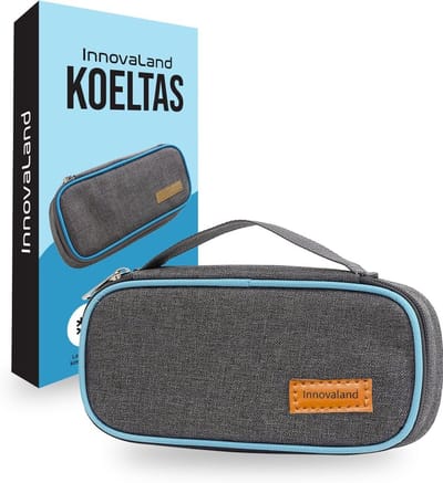 SnelShoppen - Insulin Cooler Bag met 1 IJscompartiment - Diabetes Medicijn Koeltas - Compact & Draagbaar - Ideaal voor Reizen en Werk - Veilig voor Te
