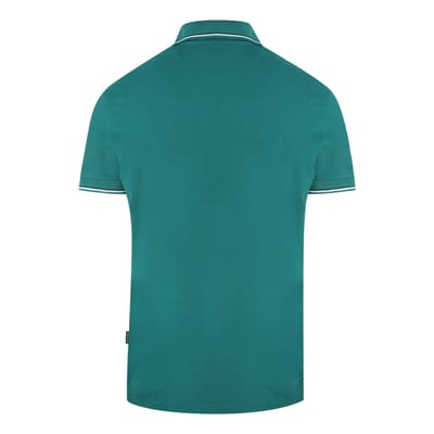 Aquascutum merklogo groen poloshirt