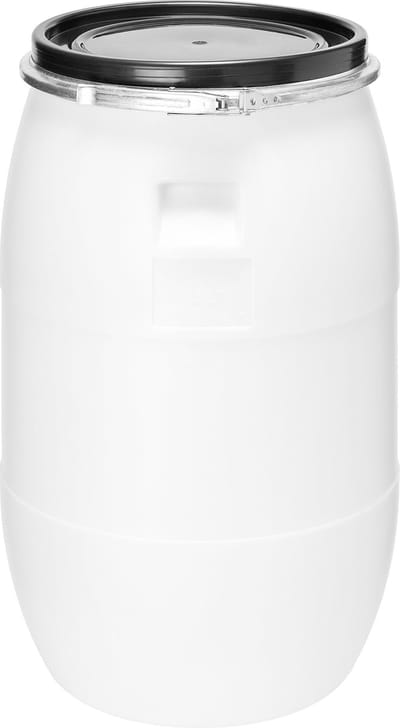 Garronda Regenton 85L kunststof vat levensmiddelcontainer van HDPE voor huis en tuin - GD-0078 Wit