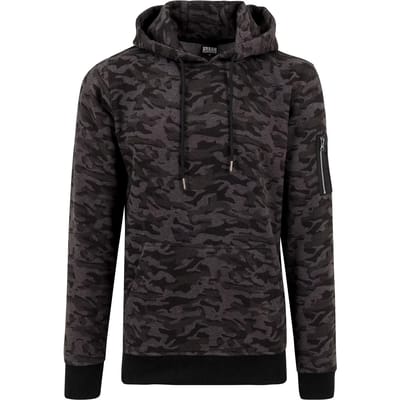 Urban Classics Sweat Camo Bomber Hoody dark camo