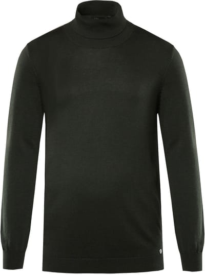 JP 1880 - Heren - Coltrui FLEXNAMIC® MerinoTouch - Donker zeewier - Maat 3XL